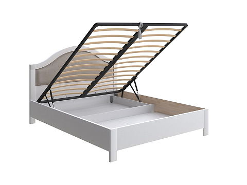 Большая кровать Ontario с подъемным механизмом - Уютная кровать с местом для хранения