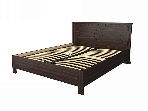 Двуспальная кровать Milena-М-тахта с подъемным механизмом - Кровать в классическом стиле из массива с подъемным механизмом.
